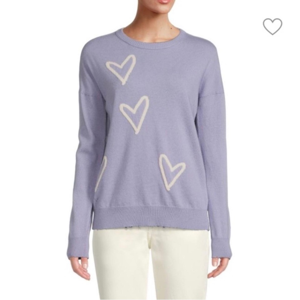 Zadig & Voltaire Lilac Heart Sweater